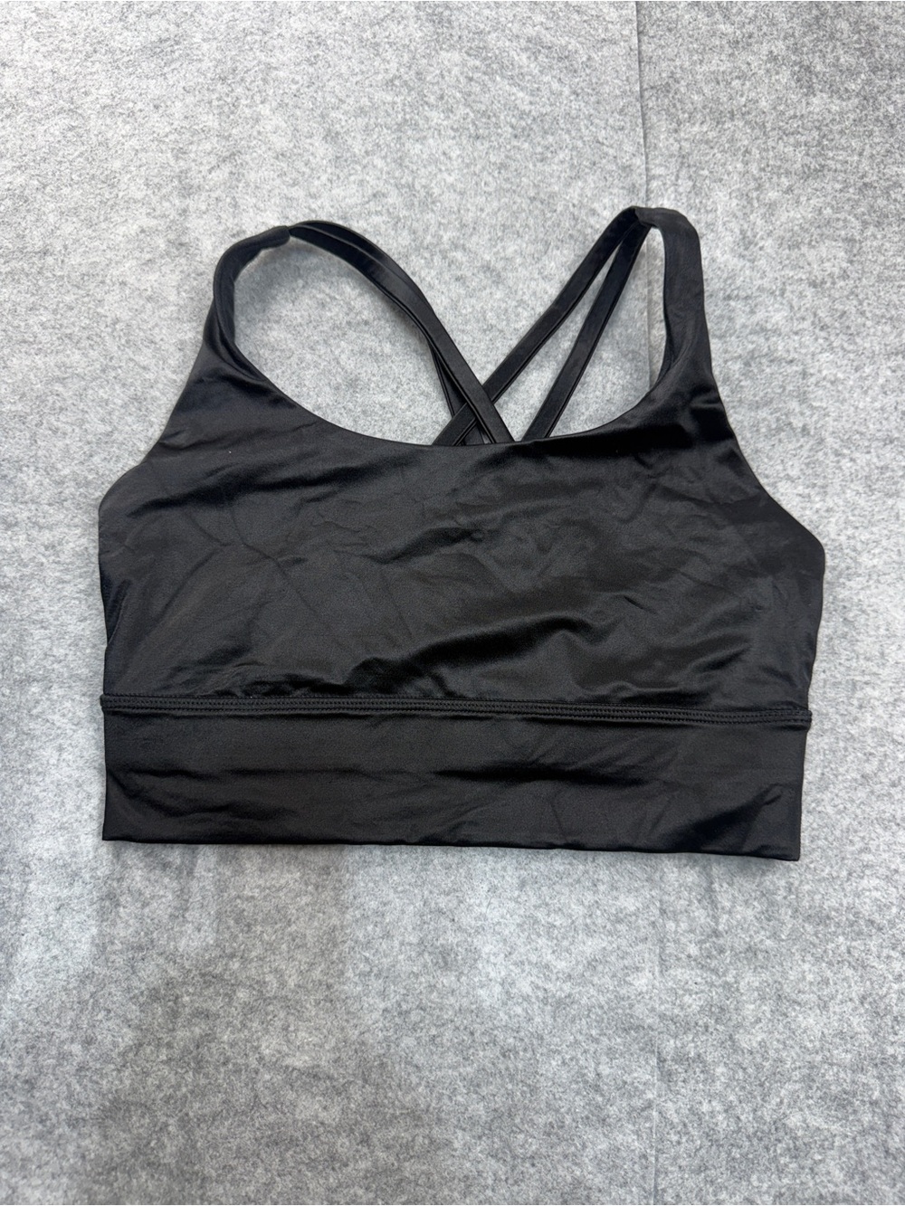 Strappy Sports Bra Lululemon Black Longline Studio-to-Street